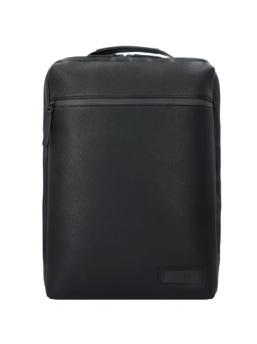 Jost Riga Daypack Leder 43 cm Laptopfach schwarz