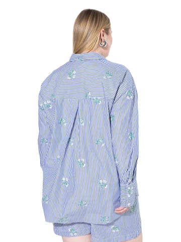 Studio Untold Hemdbluse in kornblumenblau