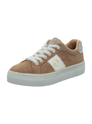 Tamaris Plateau Sneaker in Beige