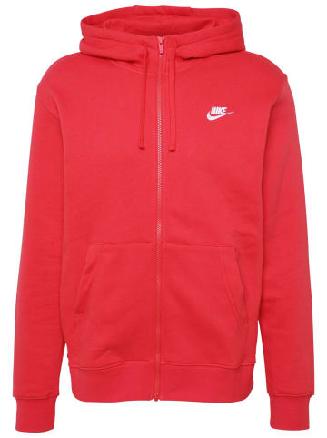 Nike Nike Zip-Kapuzenpullover in university red/university red/white