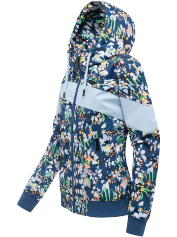 ragwear Übergangsjacke Nuggie Block Flower in Night Blue26