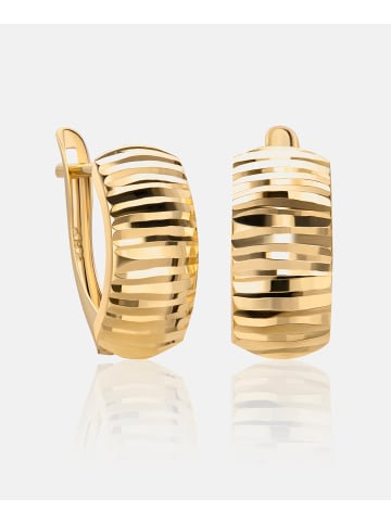 Diamant L'éternel Ohrringe aus 585 Gelbgold