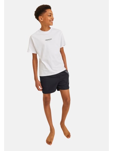 JACK & JONES Junior Bade-Shorts 'Fiji' in schwarz