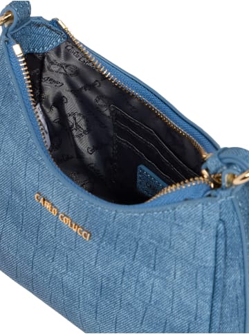 Carlo Colucci Schultertasche Dettole in Blau