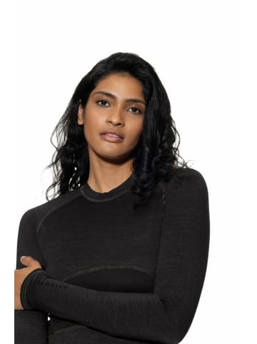 Mey Rundkragen Langarmshirt für Damen in schwarz