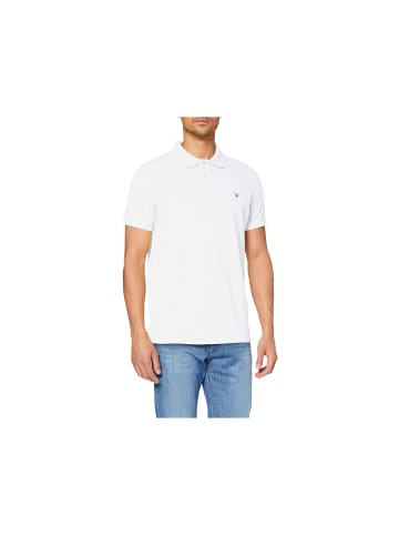 Gant Poloshirt für Herren in weiß in weiß