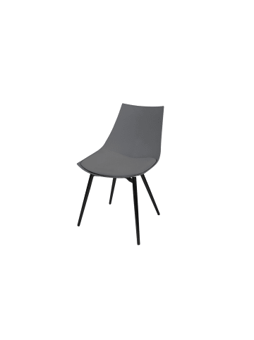 Kayoom Stuhl Dakota 310 4er-Set in grau - schwarz