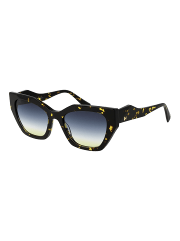 Ana Hickmann Frauen Sonnenbrille Katzenauge Schwarz