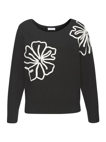LASCANA Strickpullover in schwarz
