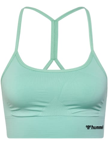 Hummel Hummel Top Hmltiffy Yoga Damen Dehnbarem Atmungsaktiv Schnelltrocknend Nahtlosen in OCEAN WAVE