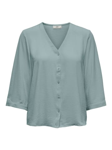 JACQUELINE de YONG Leichtes Crepe Hemd Blusen Shirt Basic Top Oberteil JDYLION in Hellblau