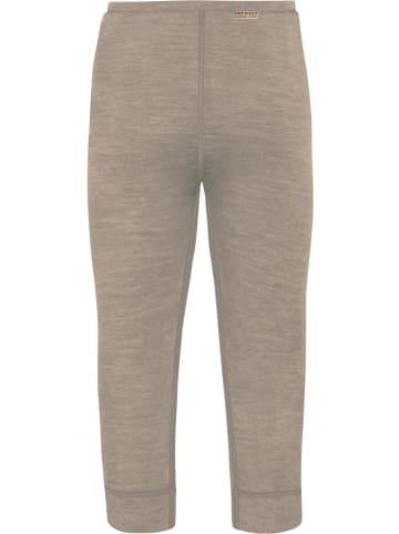 Normani Outdoor Sports 3er Pack Baby Merino Unterhose mit Füßen in Beige/Anthrazit/Grün