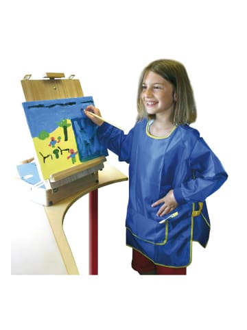 Eduplay Malkittel / Malschürze für Kinder, Universalgröße aus 100 % Polyester in Gelb/Blau in Gelb/Blau