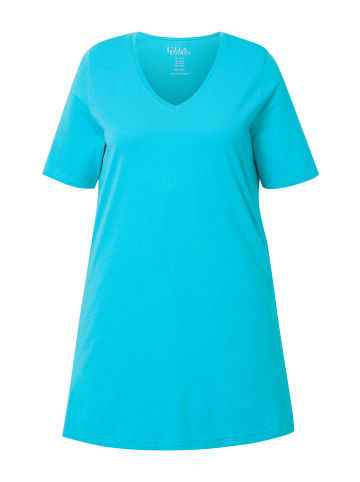Ulla Popken Longshirt in tiefes aqua