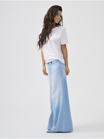 ONLY Jeans mit weitem Bein in Light Blue Denim