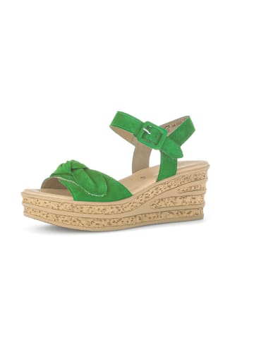 Gabor Keilsandaletten in grün