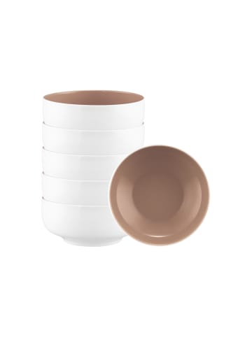 Seltmann Weiden 6er Set Müslischalen Sento Home Pure Colors in ø 15,4 cm in Cocoa Brown