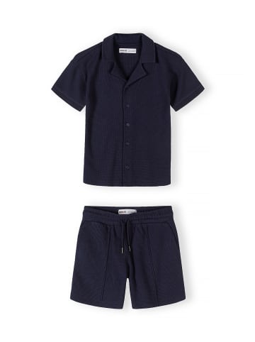 Minoti 2-tlg T-Shirt & Shorts 29POLO257 in dunkelblau