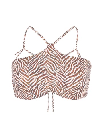 Linga Dore Bikini top Bandeau in Zebradruck