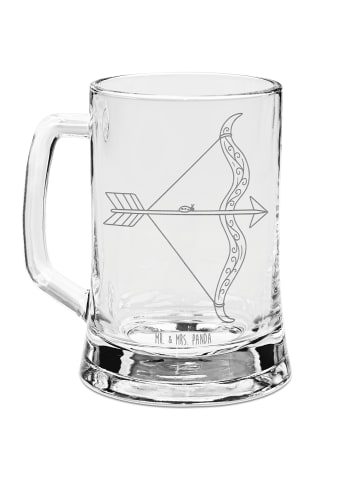 Mr. & Mrs. Panda Seidel Sternzeichen Schütze ohne Spruch in Transparent