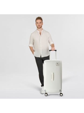 Mandarina Duck Sky Duck 4 Rollen Trolley 73 cm mit Dehnfalte in blanc