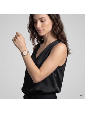 s.Oliver Armbanduhr Modern Basics in beige