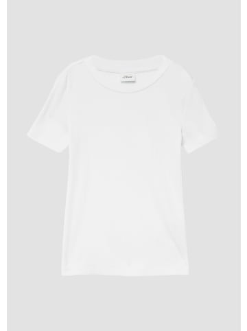 s.Oliver T-Shirt in 0100_weiß