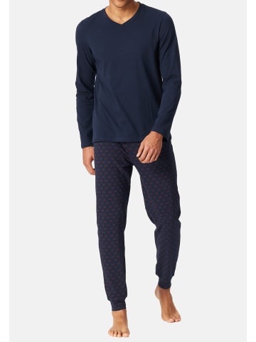 Schiesser Schlafanzug Comfort Nightwear in Burgund