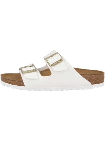 Birkenstock Sandale Arizona Birko-Flor Lack schmal in weiss