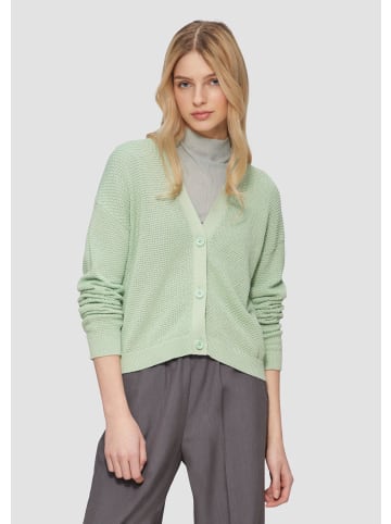 QS Strickjacke langarm in Grün