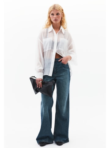 OXXO Röhrenhose MID GREEN DENIM