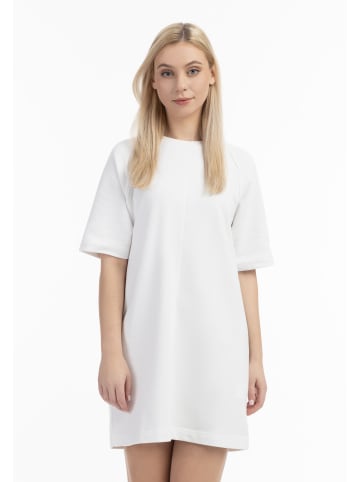 DreiMaster Damen Sweatshirtkleid in Weiss