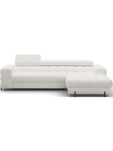 MF Design Fenro Recamiere Rechts in Weiß -  (L) 181 x (B) 285 x (H) 93 cm