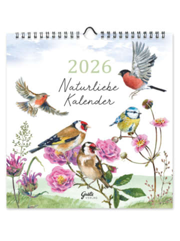 Grätz Verlag Kalender - Kalender Naturliebe Vögel 2026