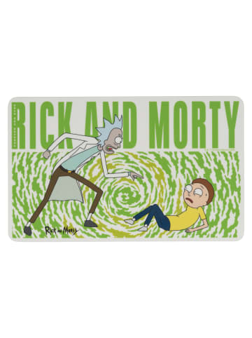 Rick and Morty Rick and Morty Brettchen Frühstücksbrettchen Schneidebrettchen in weiß