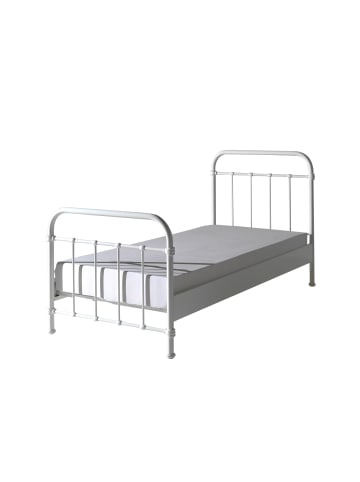 58 aufm Kessel METALLBETT Karlyn 210x111x98 aus Metall in Weiß