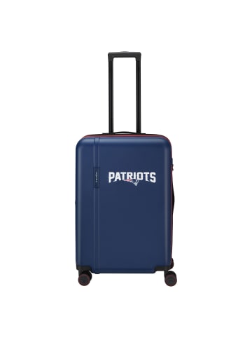 travelite travelite x NFL 4 Rollen Trolley M 67 cm mit Dehnfalte new england patriots