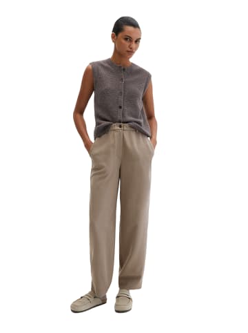 Marc O'Polo Ärmellose Strickweste regular in Chalky Brown