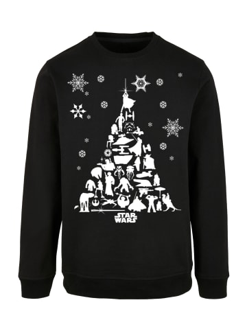 F4NT4STIC Sweatshirt Star Wars Christmas Weihnachtsbaum in schwarz