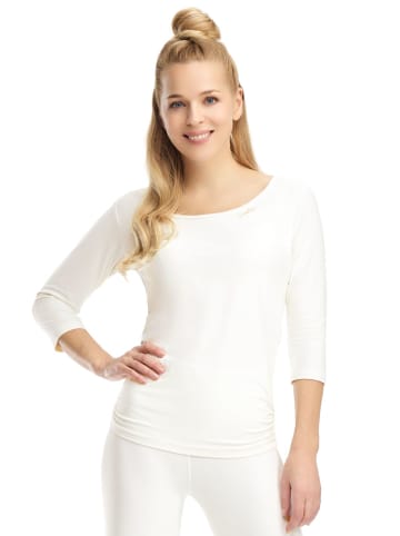 Winshape Functional Light and Soft 3/4-Arm Top AET139LS in cream