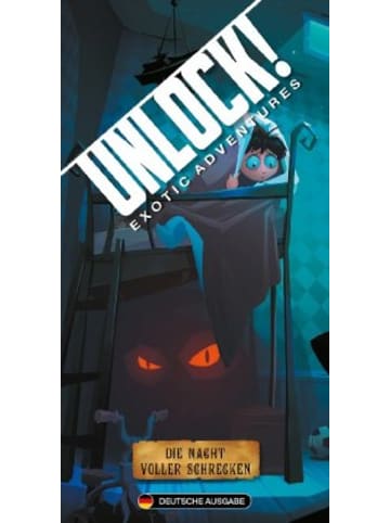 Asmodee Spiel - Unlock! - Nacht voller Schrecken (Einzelszenario) (Spiel)
