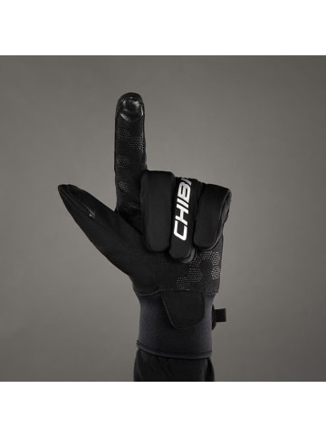Chiba Classic Winter Vollfingerhandschuh Schwarz   - unisex, winddicht,