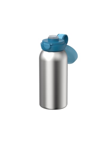 Mepal Edelstahl-Trinkflasche mit Klappdeckel Campus in 600 ml in Cool Blue