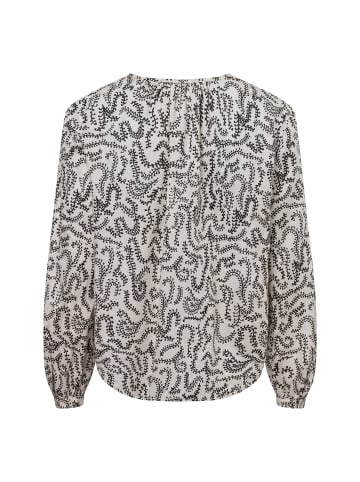 OPUS Bluse Fisanna in weiß schwarz