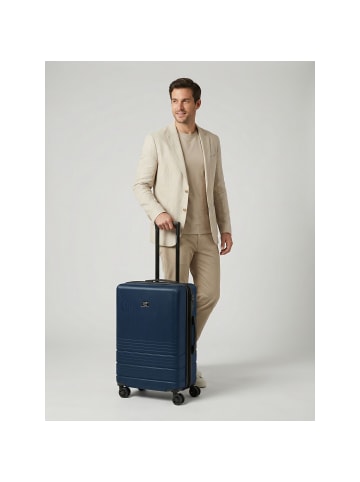 Camel Active Hanoi 4 Rollen Trolley M 65 cm mit Dehnfalte in dark blue