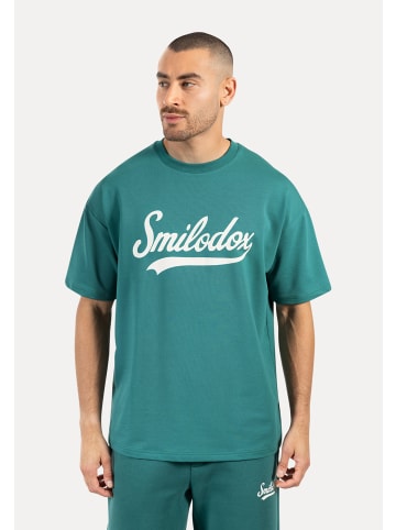 SMILODOX T-Shirt Lorik in Dunkel Grün