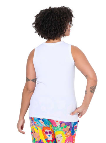 Angel of Style Strick-Top in schneeweiß