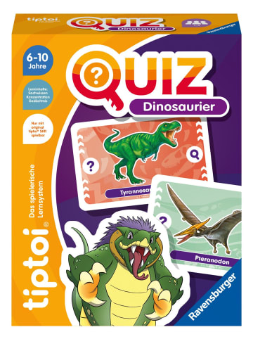 Ravensburger Ravensburger tiptoi 00165 Quiz Dinosaurier, Quizspiel für Kinder ab 6 Jahren,...