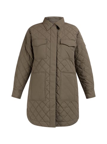 DreiMaster Damen Baumwolljacke Mit Leichter Wattierung in Oliv