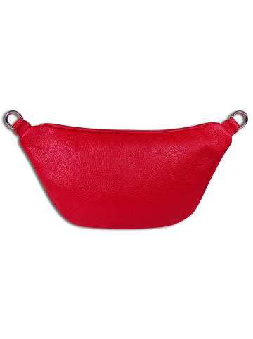 Toscanto Leder Gürteltasche Toscanto Tasche rot ca. 37cm